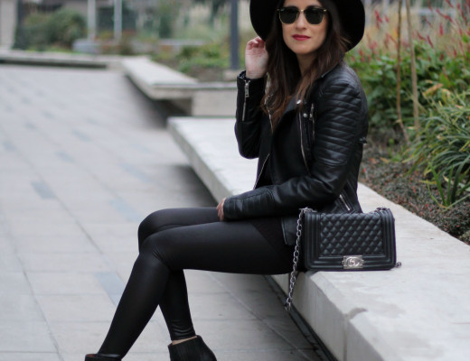 total black outfit